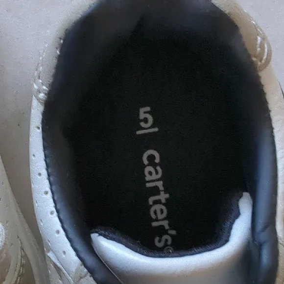 Carter's Tan and White Sneakers Size 5 (Baby) - Picture 4 of 7